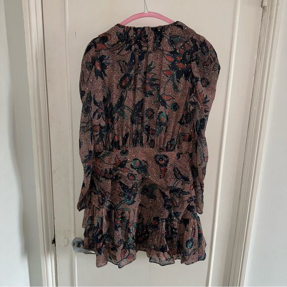 Ulla Johnson Floral Ruffle Dress - Picture 4 of 4